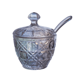 Açucareiro de Vidro Doçura Rainbow 11cm - Ela Decora